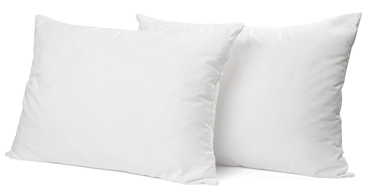 DECOMIL - Luxury Sleeping Pillows, Microfiber, 2 Standard Size Options (2 Packs) (Twin)
