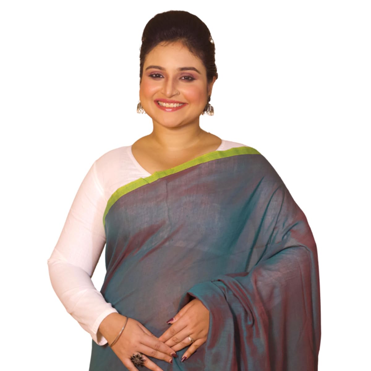 Women's Cotton - Smart & Stylish Wear - Full Sleeve - Round Neck Readymade Designer Blouse-picture-34