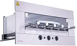 Churrasqueira a Gás de Embutir para 6 Espetos Age GN 220V Titan