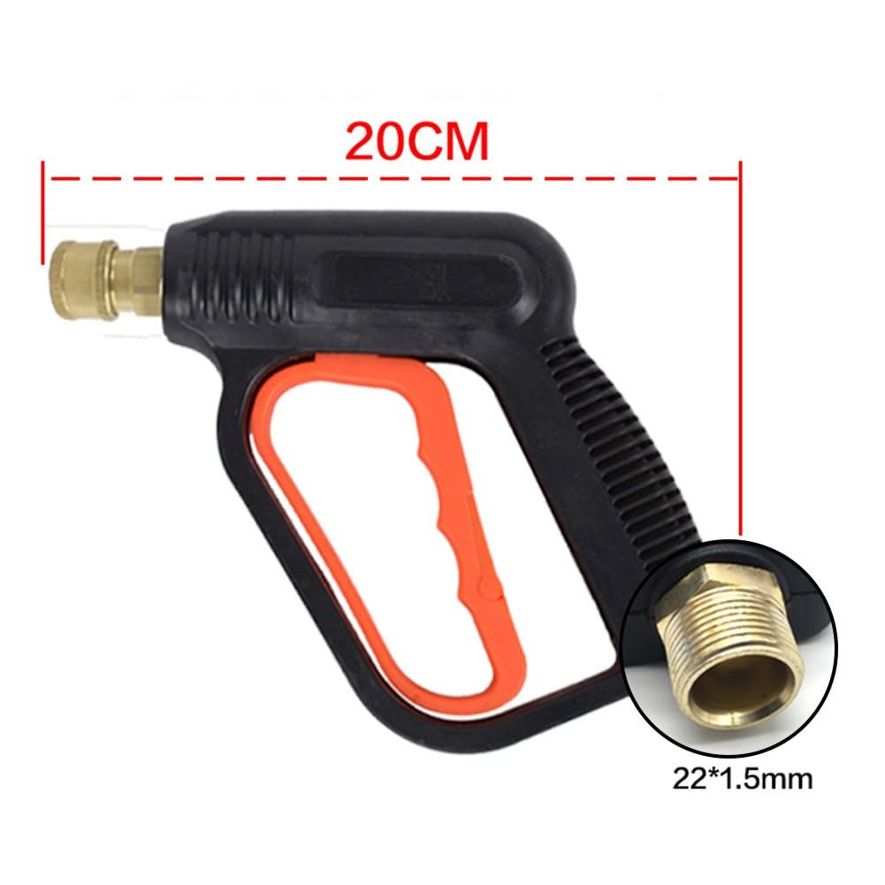 Ugello rotante a 360 gradi, pistola a spruzzo per idropulitrice, getto d'acqua regolabile per lavaggio auto, pulizia patio, attrezzature elettriche da giardino, punta turbo in ottone