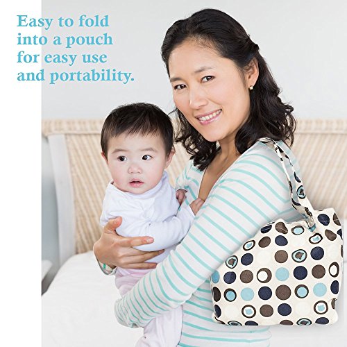 Shopping Cart Cover For Baby And High Chair Cover - 2 In 1 - Cart Cover For Girl Or Boy - Soft Padded - 3 Toy Loops And Bottle Holder Included - Easy To Fold And Carry - Machine Washable - Perfect Baby Shower Gifts Or Favors #TOP5