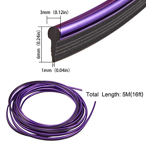 image for TOMALL Car Interior Moulding Strip Car Decorative Filler Insert Strips