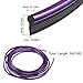 TOMALL Car Interior Moulding Strip Car Decorative Filler Insert Strips 5M(16ft) Flexible Electroplating Decoration Styling Dashboard Accessories with Installing Tool (Purple)