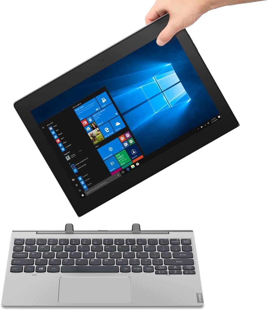 Best | Lenovo IdeaPad D330 Intel Celeron N4020 10.1" HD IPS Detachable 2-in-1 Laptop , 82H0001YIN 2026