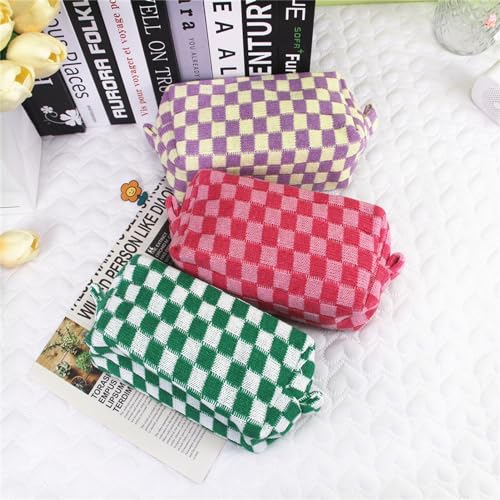 Image of Pencil Case Large Storage Pouch Bag, Cute Pen Case Holder Box Stationery Organizer Makeup Bag Pencil Pouch Aesthetic Cosmetic Bag College Office Supplies