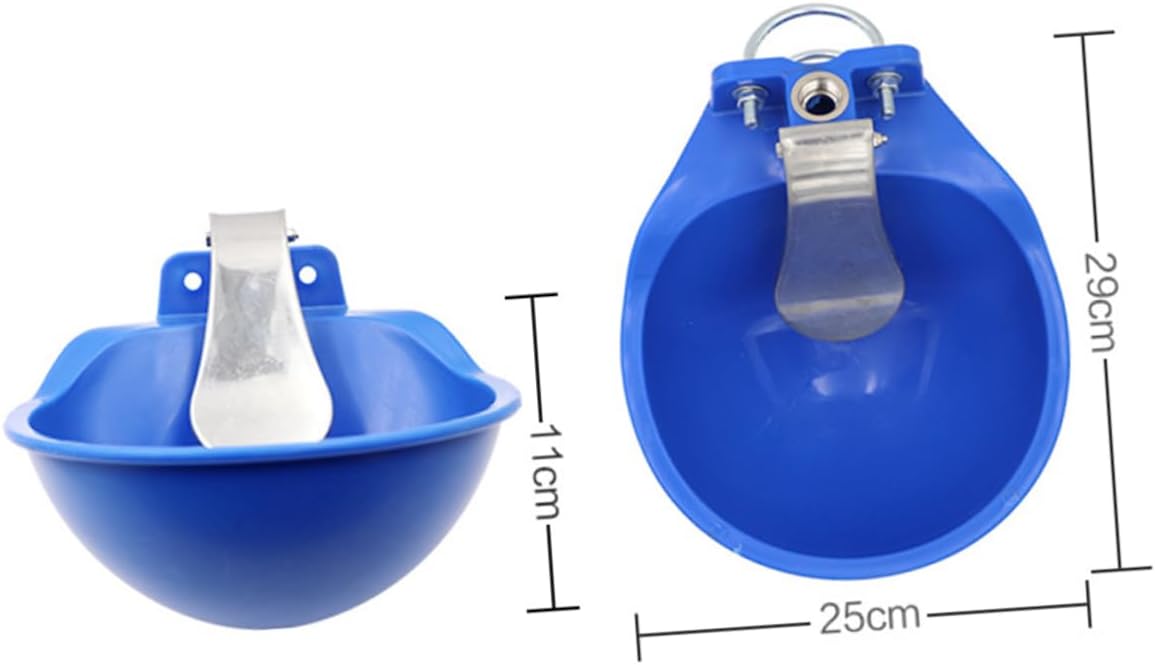 Plastic Farm Water Bowl Large Animal Drinking Basin Auto Waterer Sheep Goats Cattle Dogs Livestock Water Tank