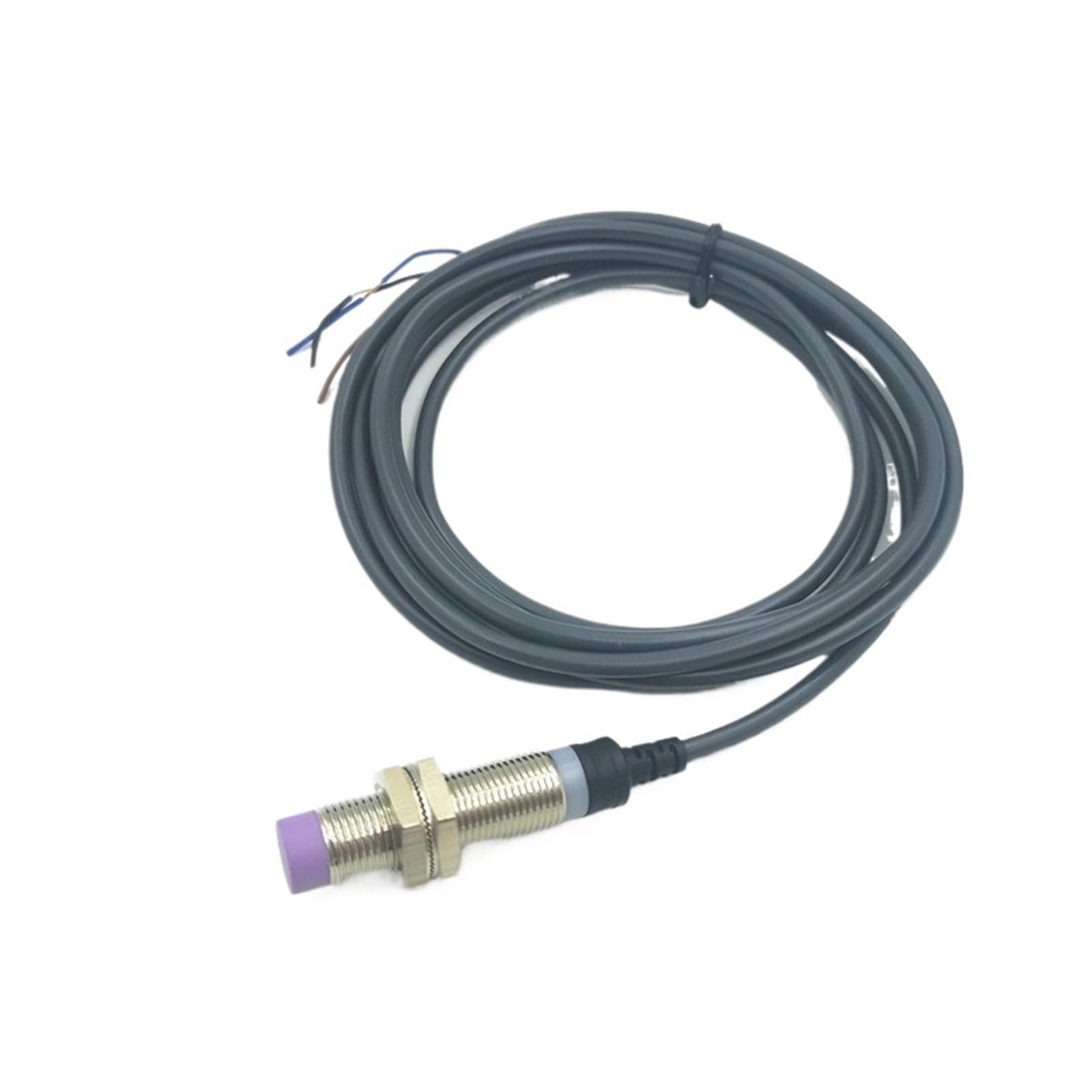 CXFCIHFT 5PCS 1KHZ M12 non-flush proximity sensor metal induction switch PNP/NPN NO/NC short circuit protection(NPN NO)