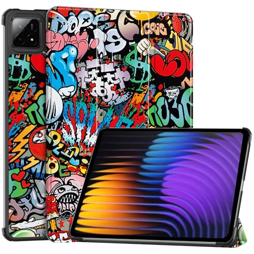 For Xiaomi Pad 8 �P�[�X �V���I�~ Xiaomi Pad 8 /8 Pro 11.2�^ �J�o�[ �yKibnco�z�y�� ���^ �ϏՌ� ���h�~ PU ���U�[ �X�}�[�g�J�o�[ �n�[�h �w�� �O�܂� �X�^���h �I�[�g�X���[�v �E�F�C�N�A�b�v �@�\
