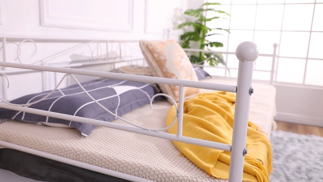 Sofa Bed Frame Metal Daybed Frame Guest Sofa Bed Daybeds For Living Room Bedroom Black