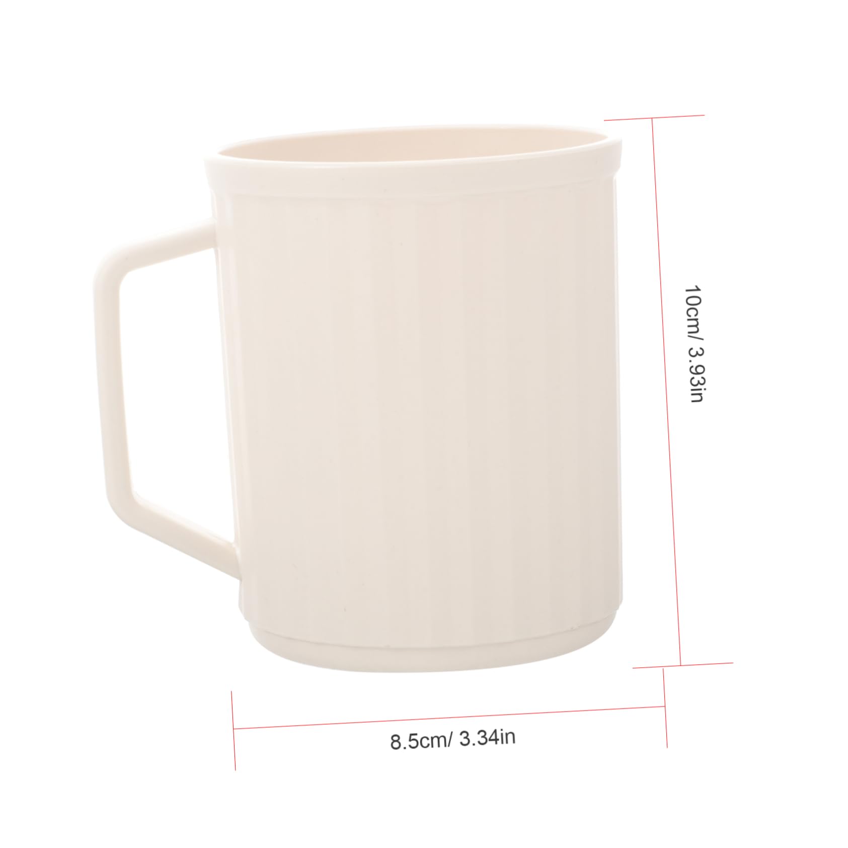 CANIGHT Pp White Rinsing Cup for Bath Tooth Brushing Cup Electric Toothbrush Holders Travel Toothbrush