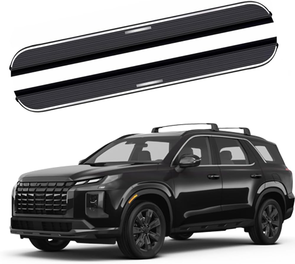 US Stock 2PCS Side Steps Running Boards Nerf Bars Side Pedal Protector Fits for Hyundai Palisade LX3 2026 2027 (HKL)