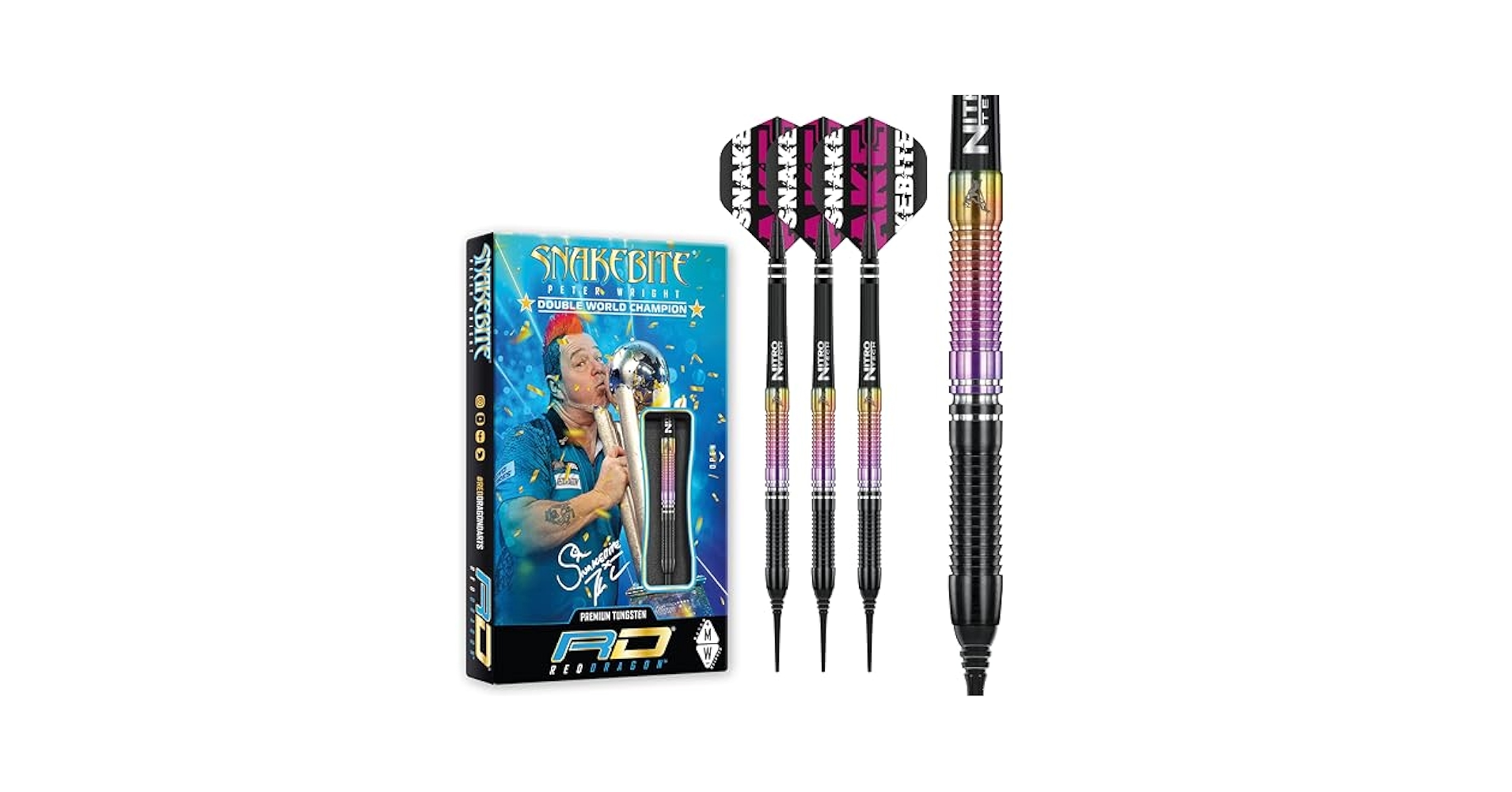 ダーツ Snakebite World Champion 2020 Edition Amazon.com: Snakebite World Champion 2020 Edition Softip