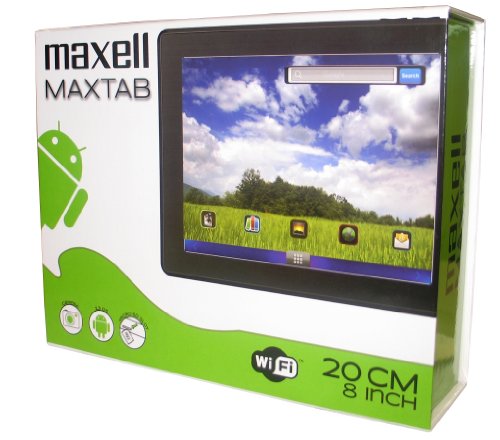 Maxell Maxtab 8'' - Tablet (1.2 GHz, Arm Cortex-A8, 0.5 GB, 4 GB, 16 GB, 203.2 mm (8 ')) (Importado)