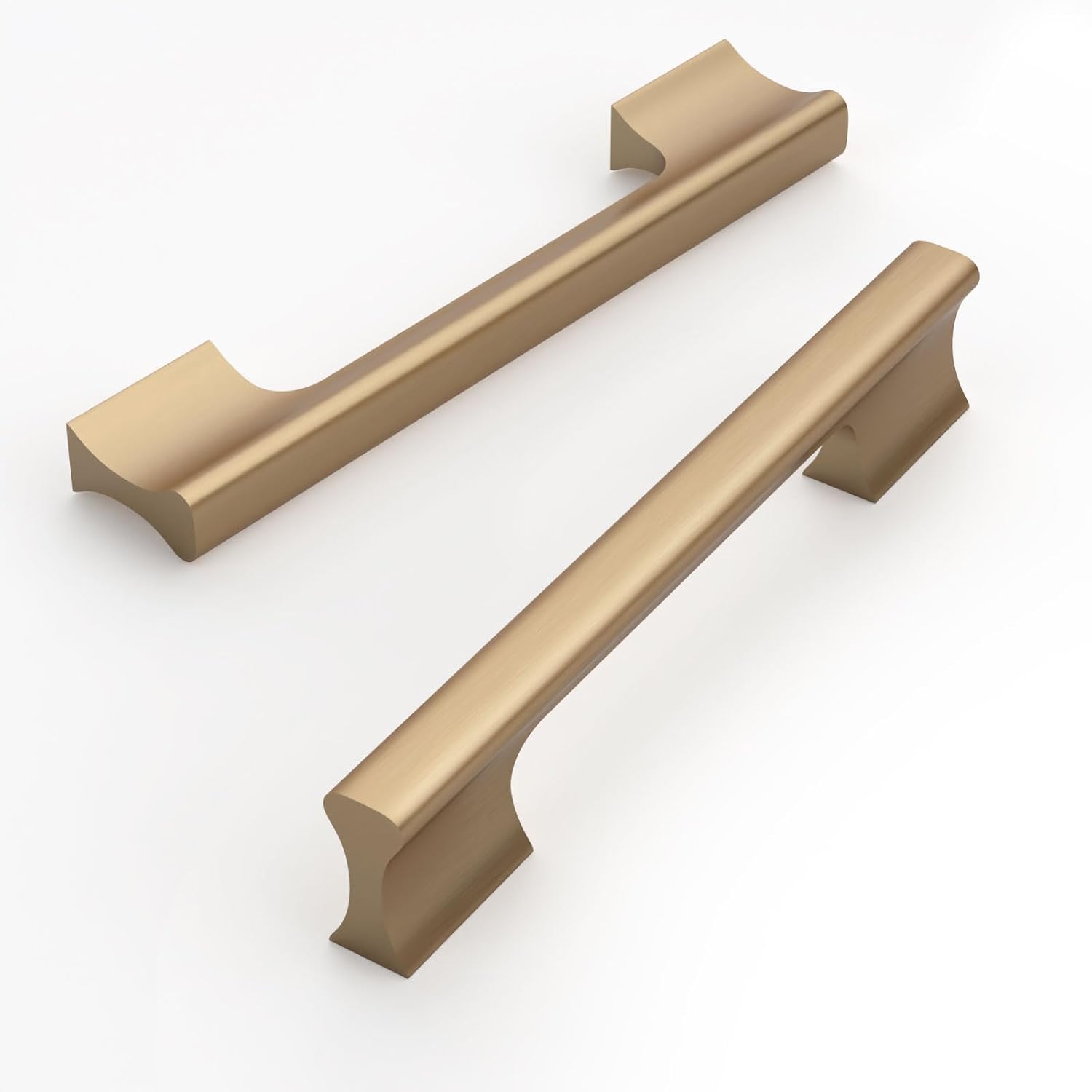 ROMATEE 10 Pack 5 Inch(128mm) Champagne Bronze Kitchen Handles