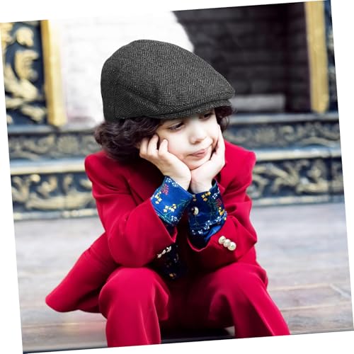 BESPORTBLE Children's Vintage Newsboy Cap for Boys Stylish Toddler Flat Hat Soft Cotton Blend Classic Design for Everyday Wear and Outdoor Activities Multi4