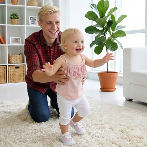 Image of JIASUQI Baby Shoes for Toddler Boys Girls Sneakers Slip on Walking Shoes for Babies