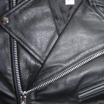 Image of Allstate Leather Men's AL2001 Basic M.C. jacket 32 Black