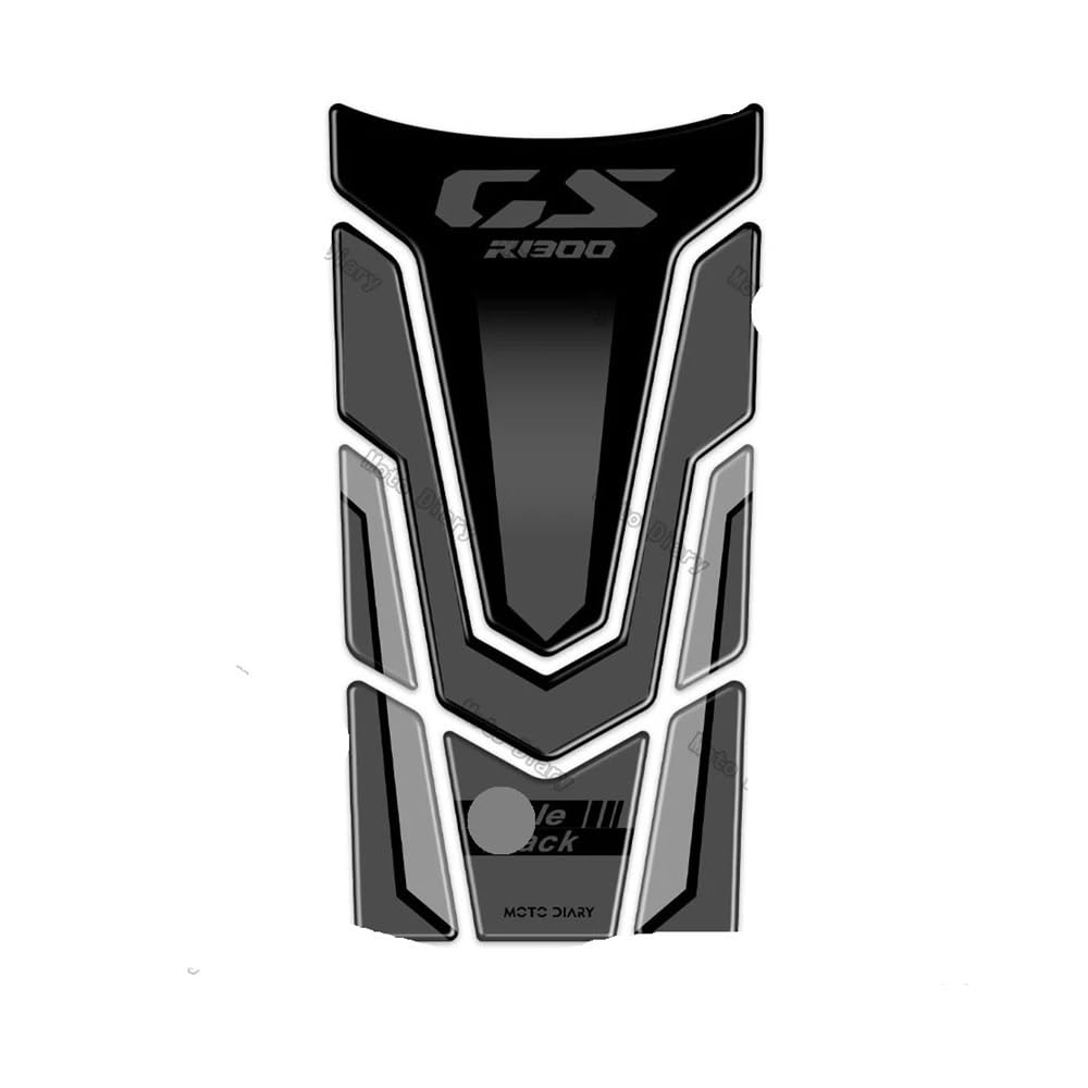 for R1300GS Motorcycle Tank Pad Sticker Protector Triple Black Decal for R1300 GS R 1300 GS Motorbike Tank Side Traction Traction Fuel Decal Tank