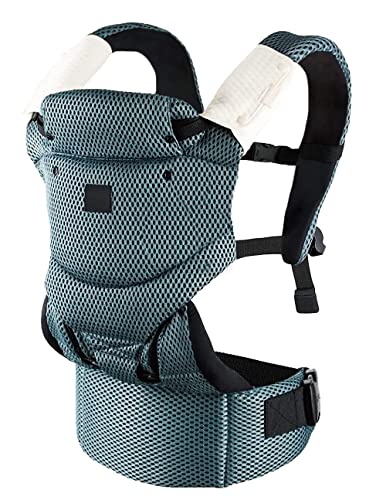 Baby Carrier, Baby Carrier Newborn to Toddler, Baby Carrier Wrap, Baby Backpack Carrier with Lumbar Support＆Air Mesh for 4-36 Months Baby, Infant Toddler Carrier for All Season＆Position