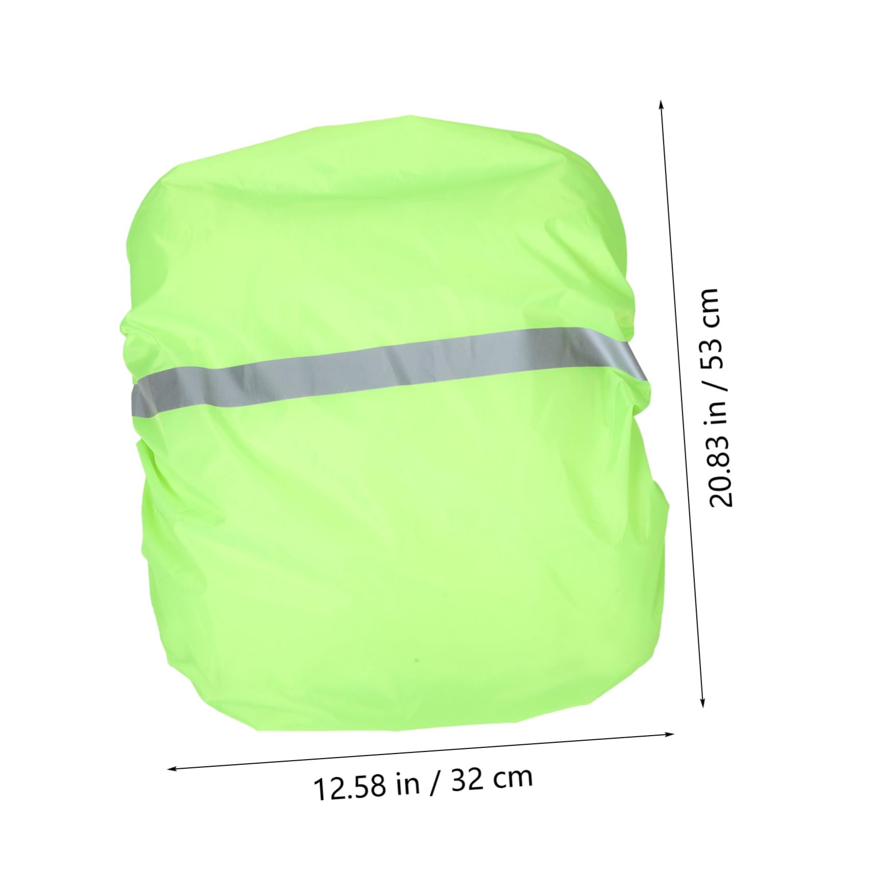 POPETPOP Backpack Rain Cover with Reflective Strips for Night Safety Lightweight and Portable Rain Protector for Hiking and Camping Fits Backpacks Light Green