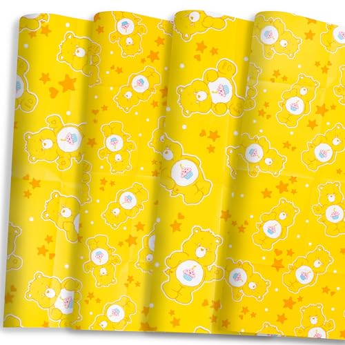 Silver Buffalo Care Bears Birthday Bear, Wrapping Paper, 12ct