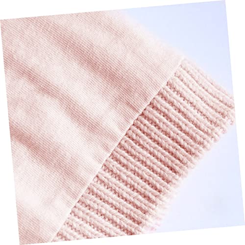 Baby Bow Knitted Beanie Hat for Girls Gentle Wool Knit Cap Warm Infant Winter Hat Cute Bowknot Design for Newborns and Toddlers Pink3
