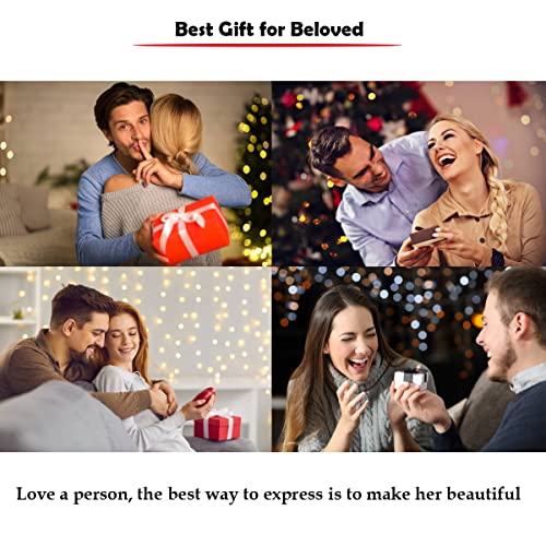 Anwseu Moissanite Necklace For Women - 925 Sterling Silver Lab Created Diamond Pendant Necklace For Wife Moms Girl Valentines Day Gift - Green #TOP3