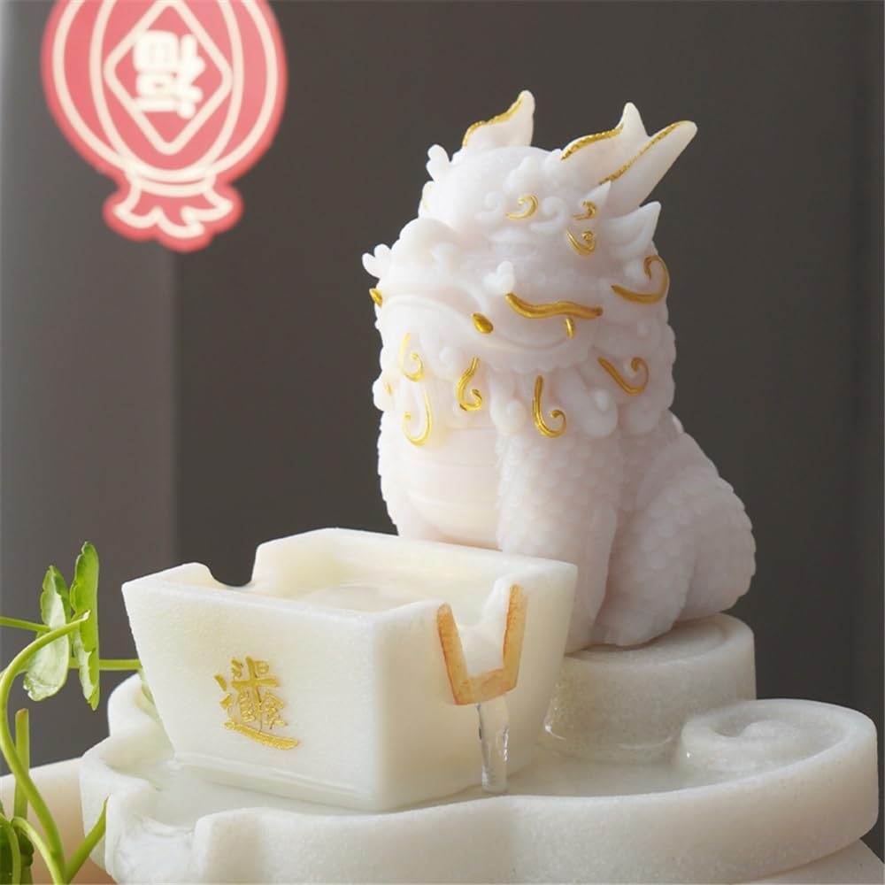 tavolo Fontana a cascata circolare cinese da tavolo portafortuna, decorazione for casa, ufficio o spazio di meditazione Interno