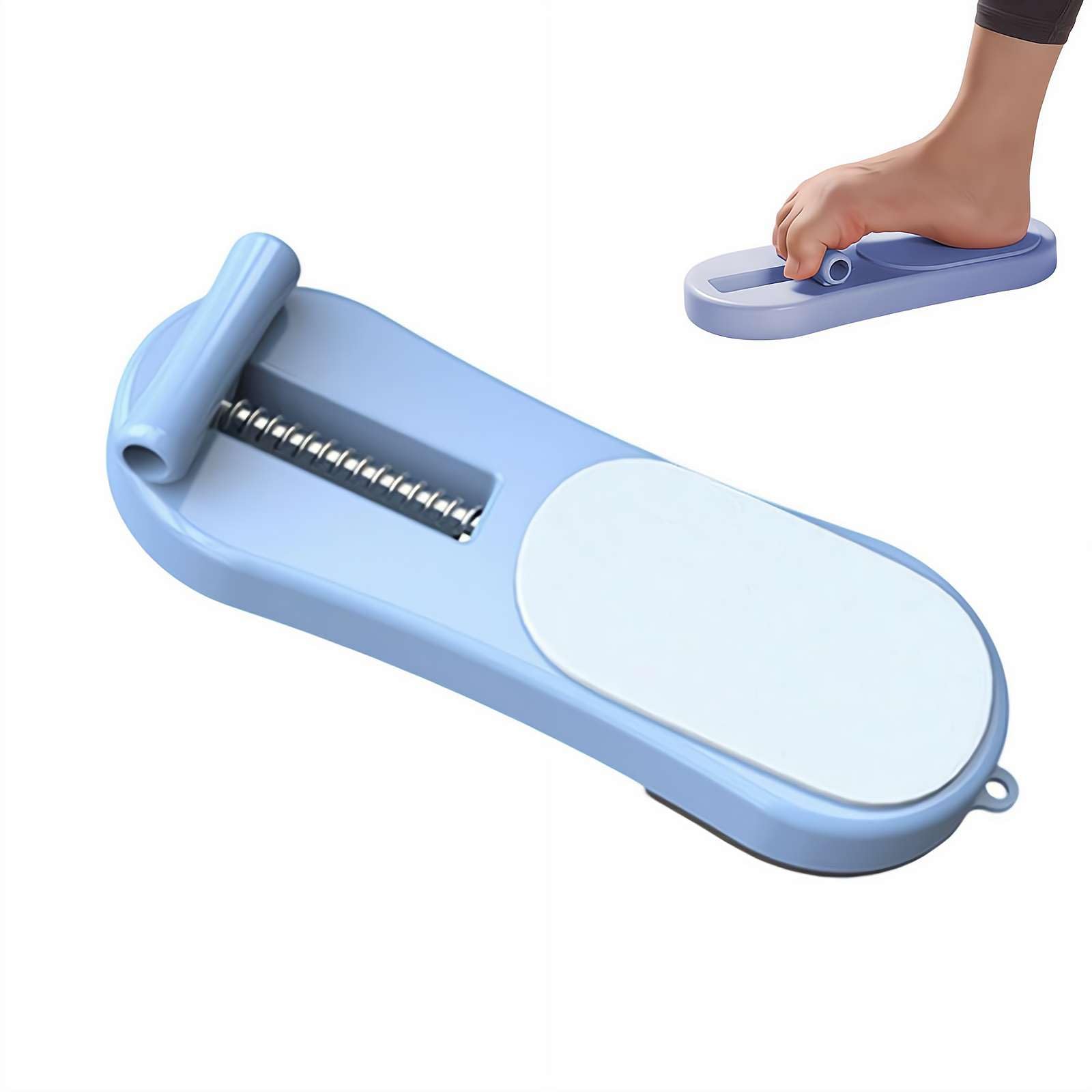 Arch Exerciser Trainer Portable Training Equipment Foot Arch Training Device with Built-in Spring Adjustable Resistance for Home Office Gym Daily Travel Recovery Women Athletes Ballet Dancers (blue)