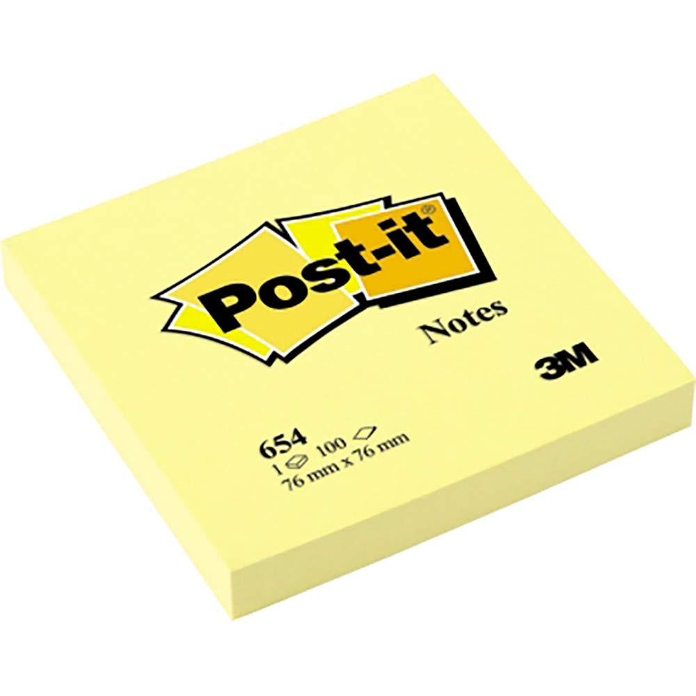 Post-It FT500072937 Sticky Note Pad with 100 Sheets, 76 x 76 mm