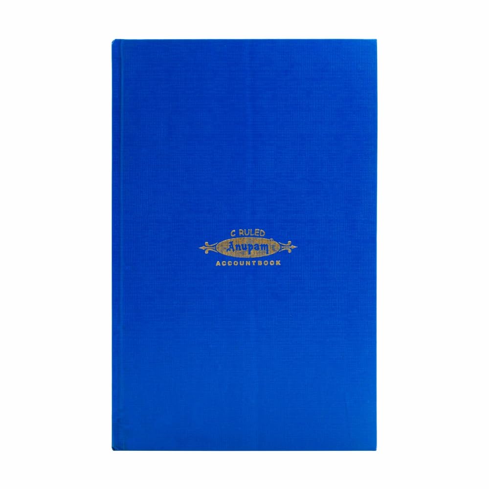 Anupam Ocho columnas | Papel de contabilidad verde | 100 g/m², 70 páginas | Tapa dura para una larga durabilidad | Almacén y fábrica (8QR)