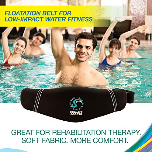 image for Sunlite Sports Aqua Fitness Deluxe Flotation Swimming Belt - Water Aer
