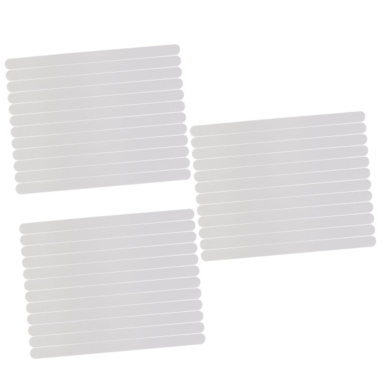 Ciieeo 3sets Anti-Slip Bathtub Stickers Non-Slip Strips Tape for Bath Stickers for Showers Safety Strips 24pcs*3