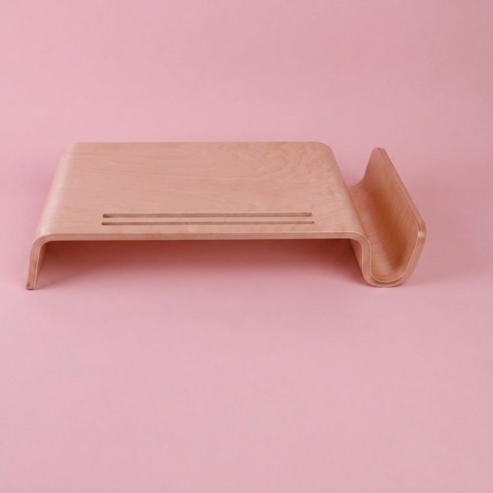 Supporto da Scrivania in Legno Ampio Rialzo Portante per Professionisti, Studenti, Ufficio , Bambù