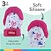 Nuby Soothing Teething Mitten with Hygienic Travel Bag, Pink.