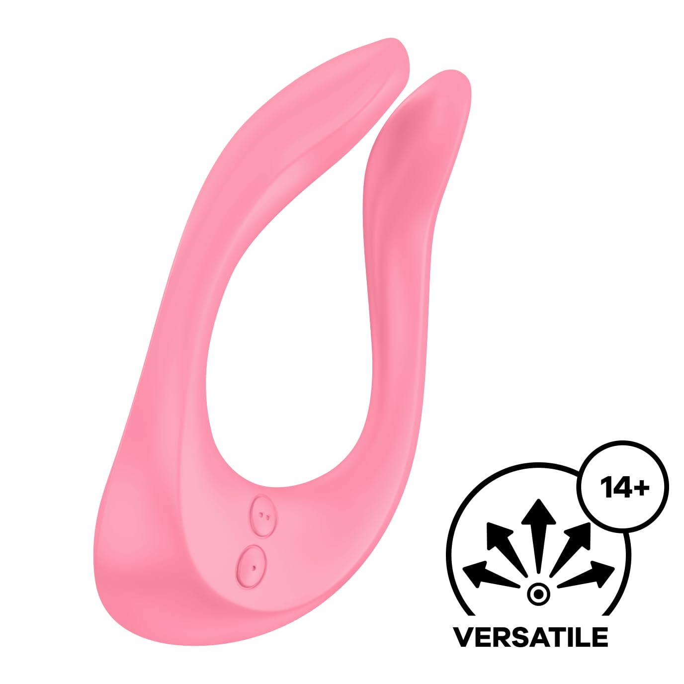 Satisfyer Partner Multifun Vibrador Multifunción | Consolador para Mujer con Vibración | Juguetes Eróticos para Pareja | Impermeable (IPX7) | Más de 100 Combinaciones
