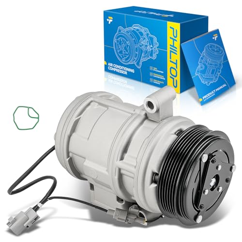 Image of PHILTOP 1875N Air Conditioner AC Compressor with Clutch for Toyota Land Cruiser 1998-2007, Lexus LX470 1998-2007,LS400 1995-2000