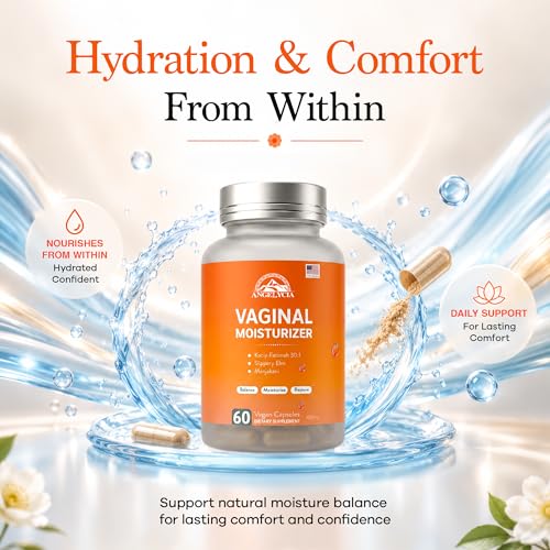 Image of ANGELYCIA Probiotic Vaginal Moisturizer Pills for Women Slippery Elm