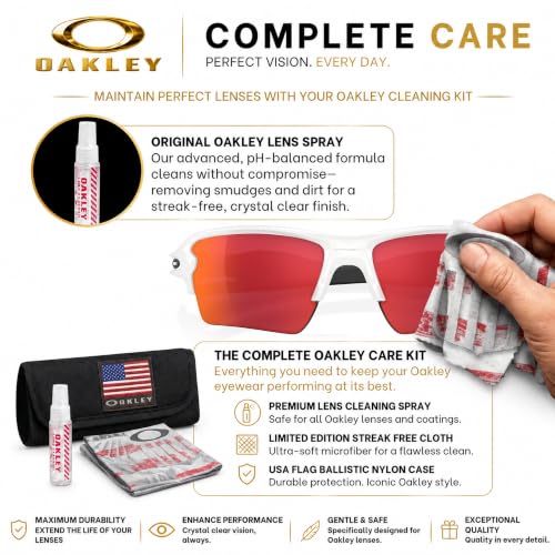 Image of Oakley FLAK 2.0 XL OO9188 Rectangle Shape Sunglasses With Official Eyewear Kit