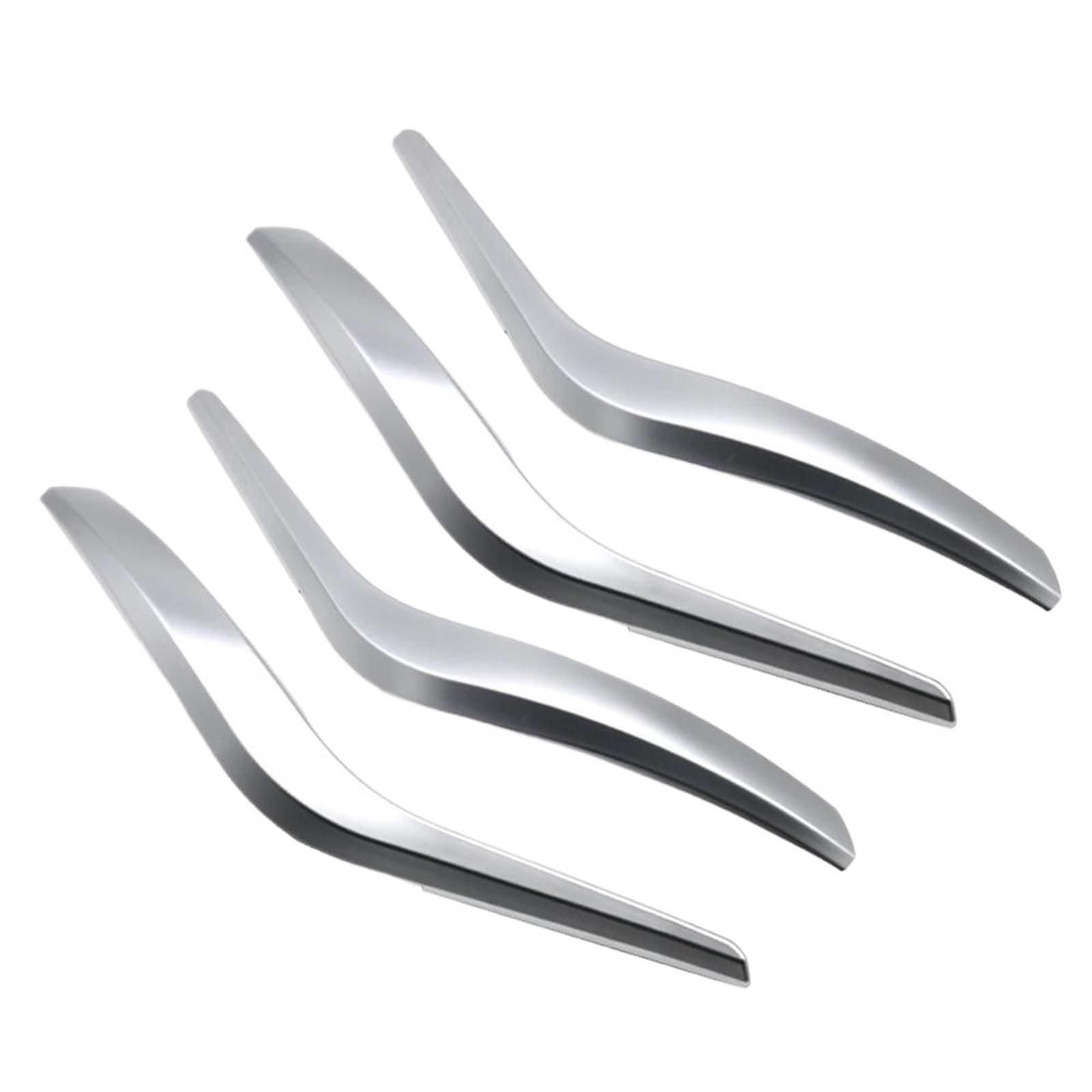 Jyutdw Silver 4Pcs Left And Right Interior Door Handle Car Interior Door Handles Pull Accessories For Bmw For X1 E84 2011-2015(Silver 4Pcs)
