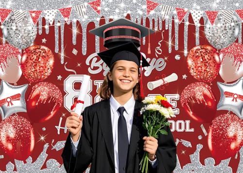 Decoración Fotográfica para Graduación de 8º Grado 8x6 ft miniatura 3