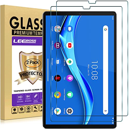 LEEBOSS Protector de Pantalla para Lenovo Tab M10 FHD Plus 10.3" Pulgadas (TB-X606F/X606FX), [2 Pack] Cristal Templado Cover