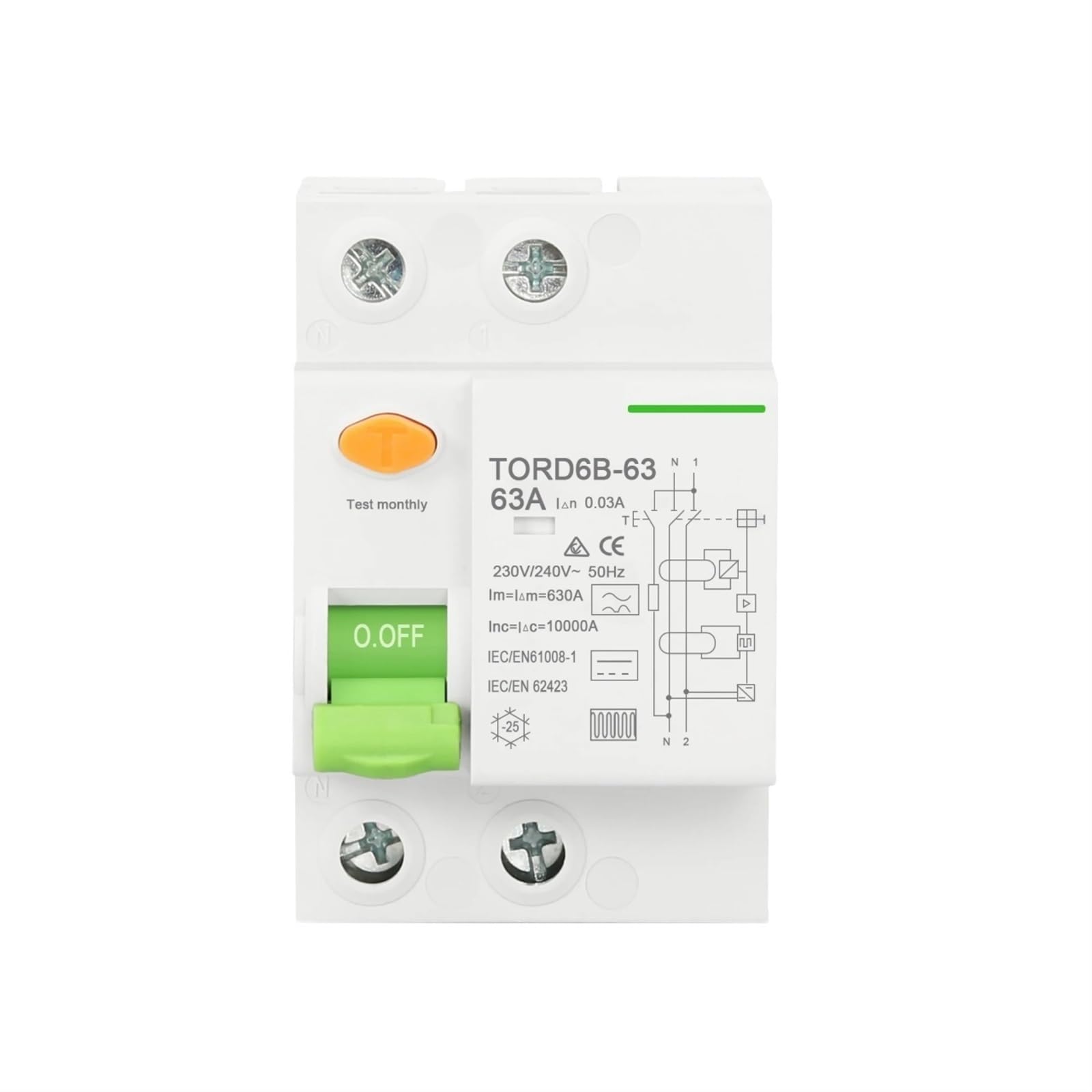 RCCB Type B interrupteur différentiel 40A haute immunité contre défauts DC - 2