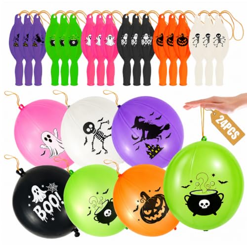 24Pcs Halloween Punch Balloons Party Favors...
