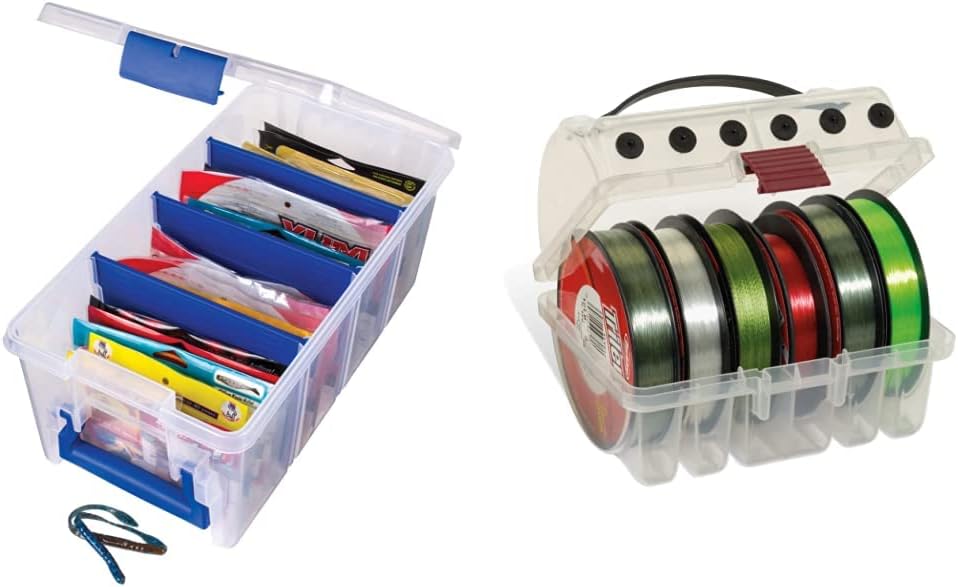 Flambeau Outdoors Soft Bait Organizer Bundle with Plano Worm Stowaway
