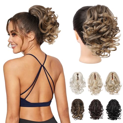 REECHO Ponytail Extension, 9' Claw Clip in Short...