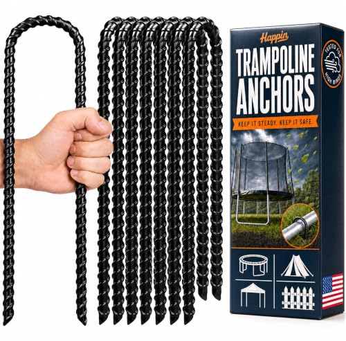 Happin® 12 Inch Trampoline Anchors...