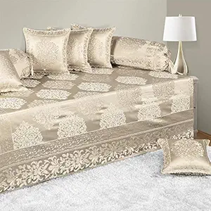 VICTOR Polycotton Styria Satin Diwan Set 8 Pcs (1 Bed Cover - 60