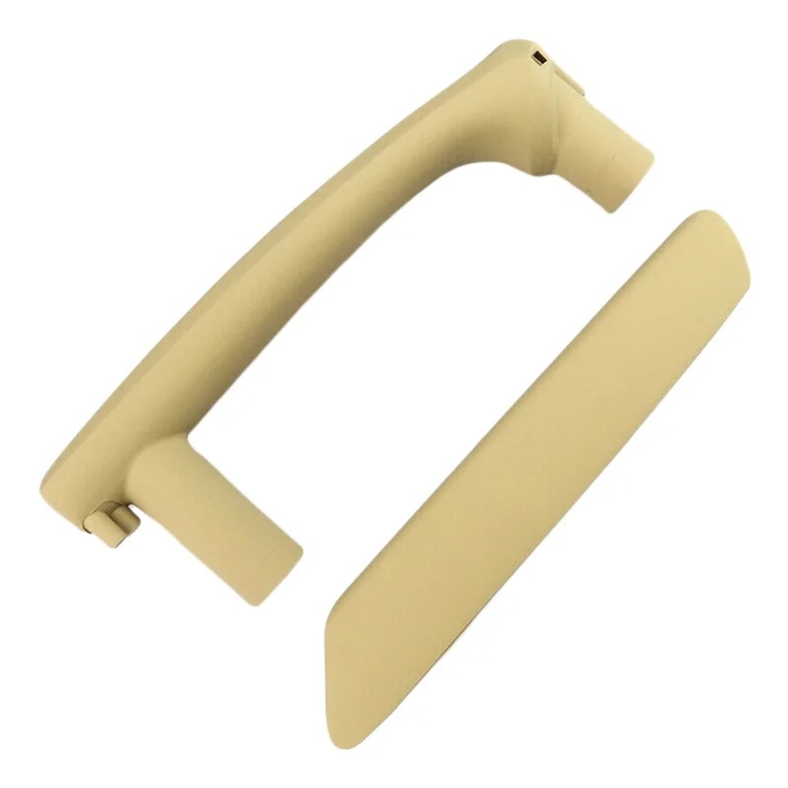 Ouokchm Car Interior Door Handle for VW for Passat B5 1998-2005 3B4867180B Black/Grey/Beige Car Rear Right Interior Door Pull Grab Handle(Beige)