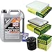 Produktbild QR-PARTS 69365605 Filter Set Inspektionspaket 5 Liter Liqui Moly Motoröl Top Tec 4200 5W-30 MANN-FILTER Innenraumfilter Luftfilter Ölfilter